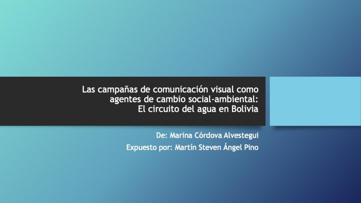 Las campañas de comunicación visual como agentes de cambio Social-Ambiental