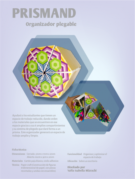 Prismand: Organizador plegable - Isabella Mizrachi