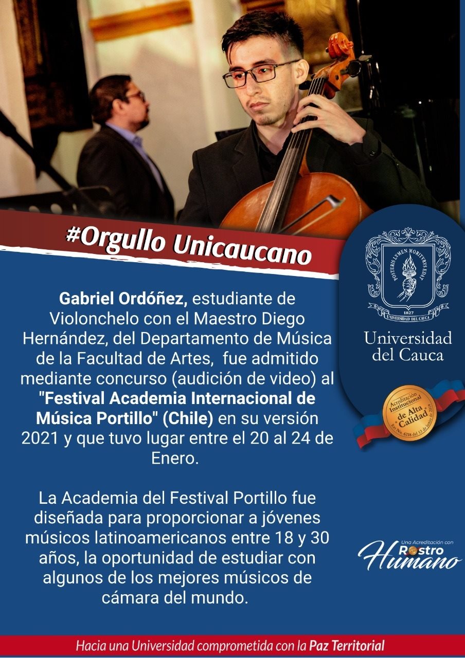 Gabriel Ordoñez Orgullo Unicaucano 