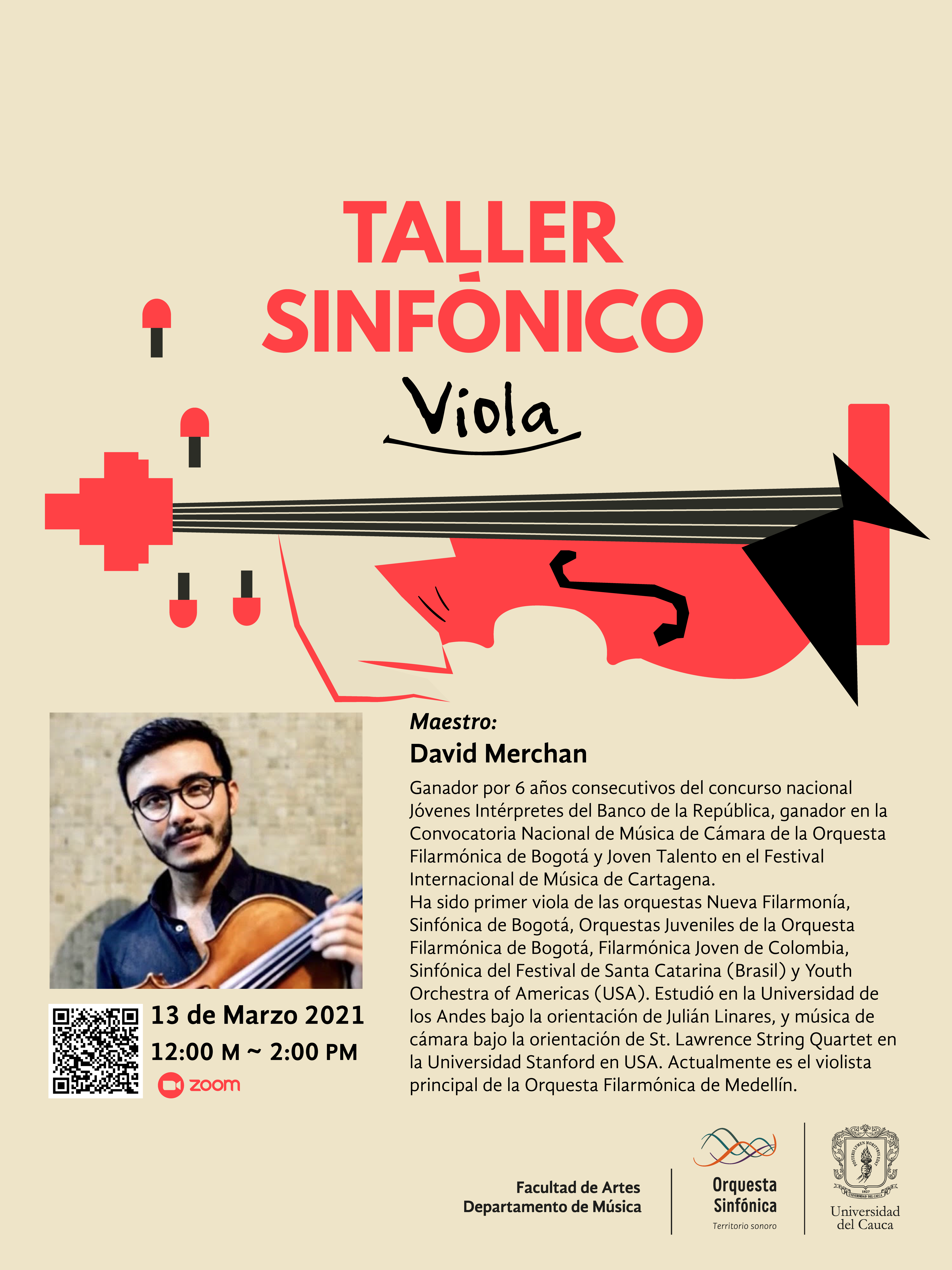 Taller Sinfónico David Merchán, Viola.