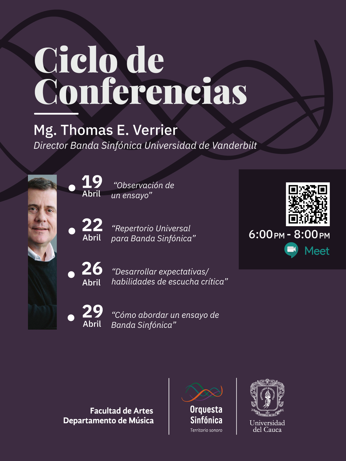 Ciclo de Conferencias con Thomas E. Verrier