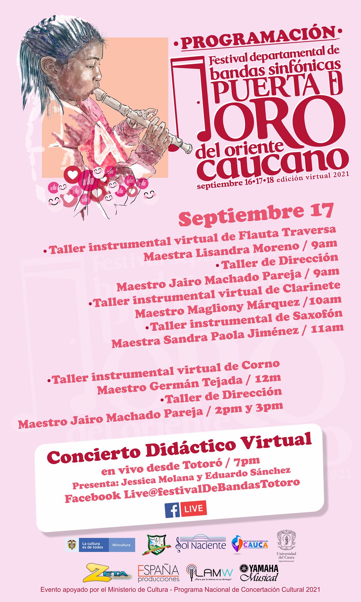  Festival De Bandas Sinfónicas “Puerta De Oro Del Oriente Caucano”