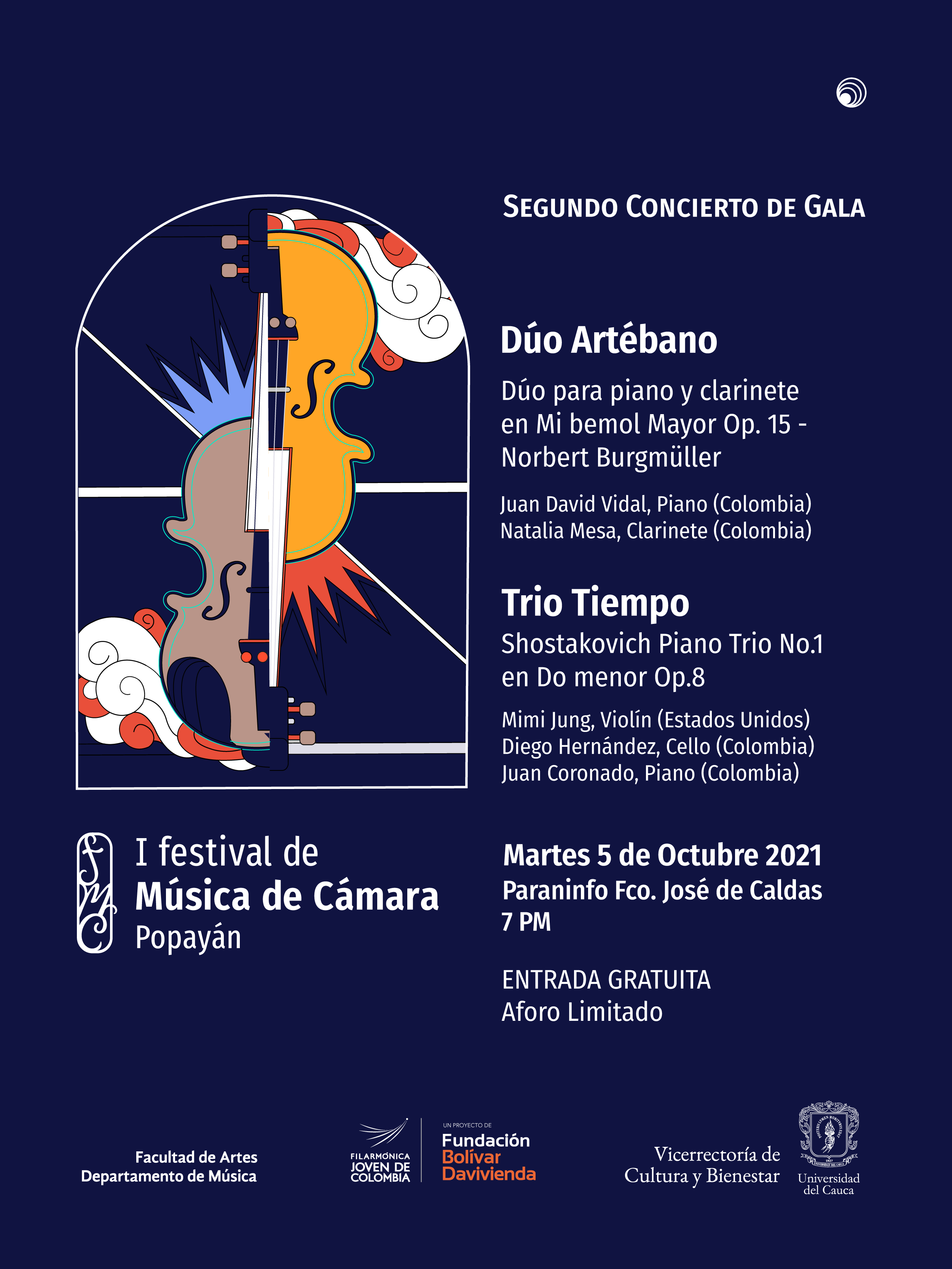I Festival de Música de Cámara de Popayán. Gala 2