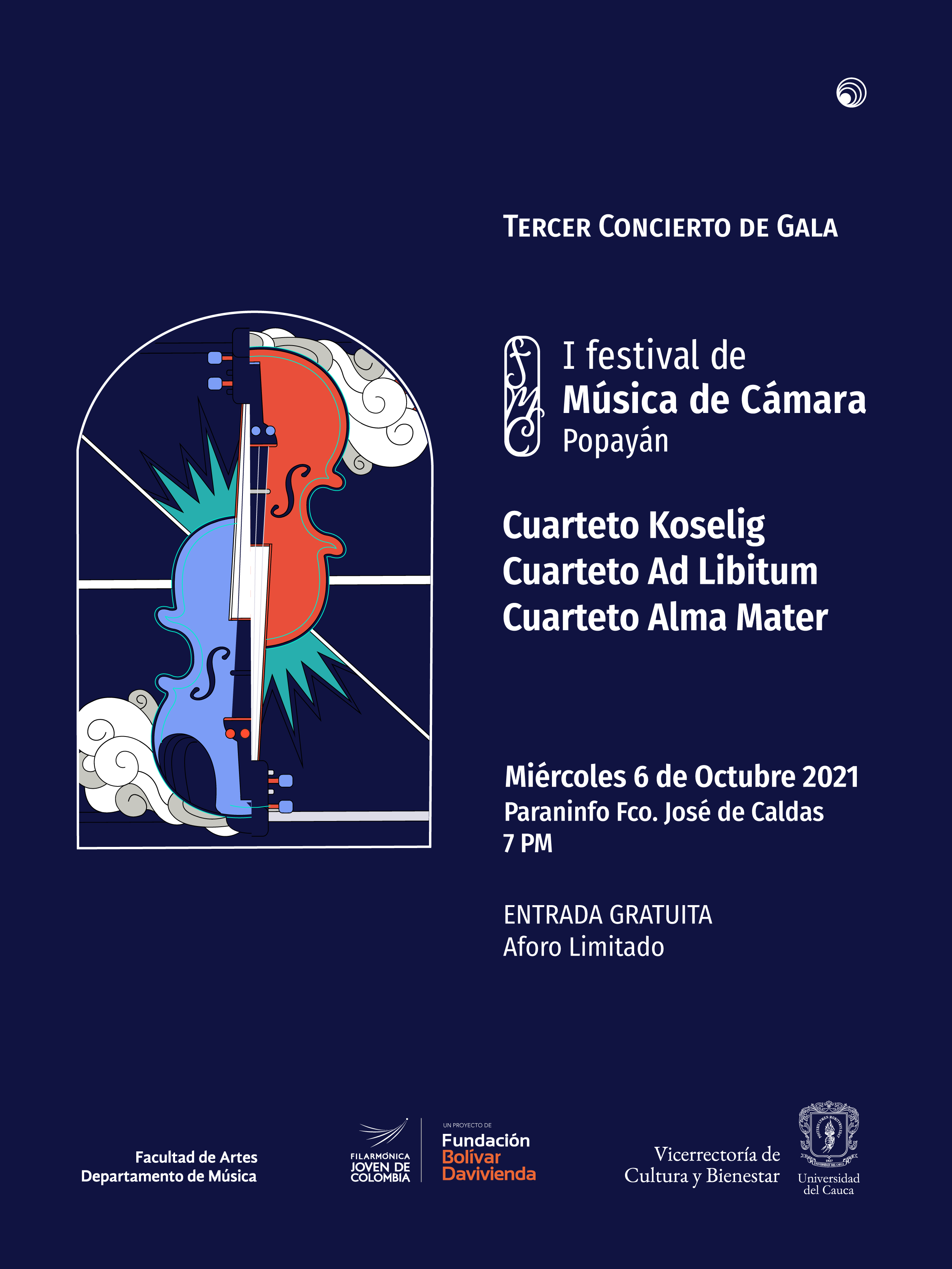 I Festival de Música de Cámara de Popayán. Gala 3