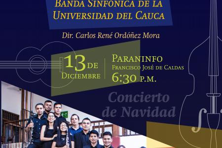 Banda Sinfónica de la Universidad del Cauca.