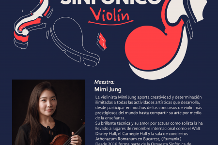 Taller Sinfónico con Mimi Jung, Violín. 